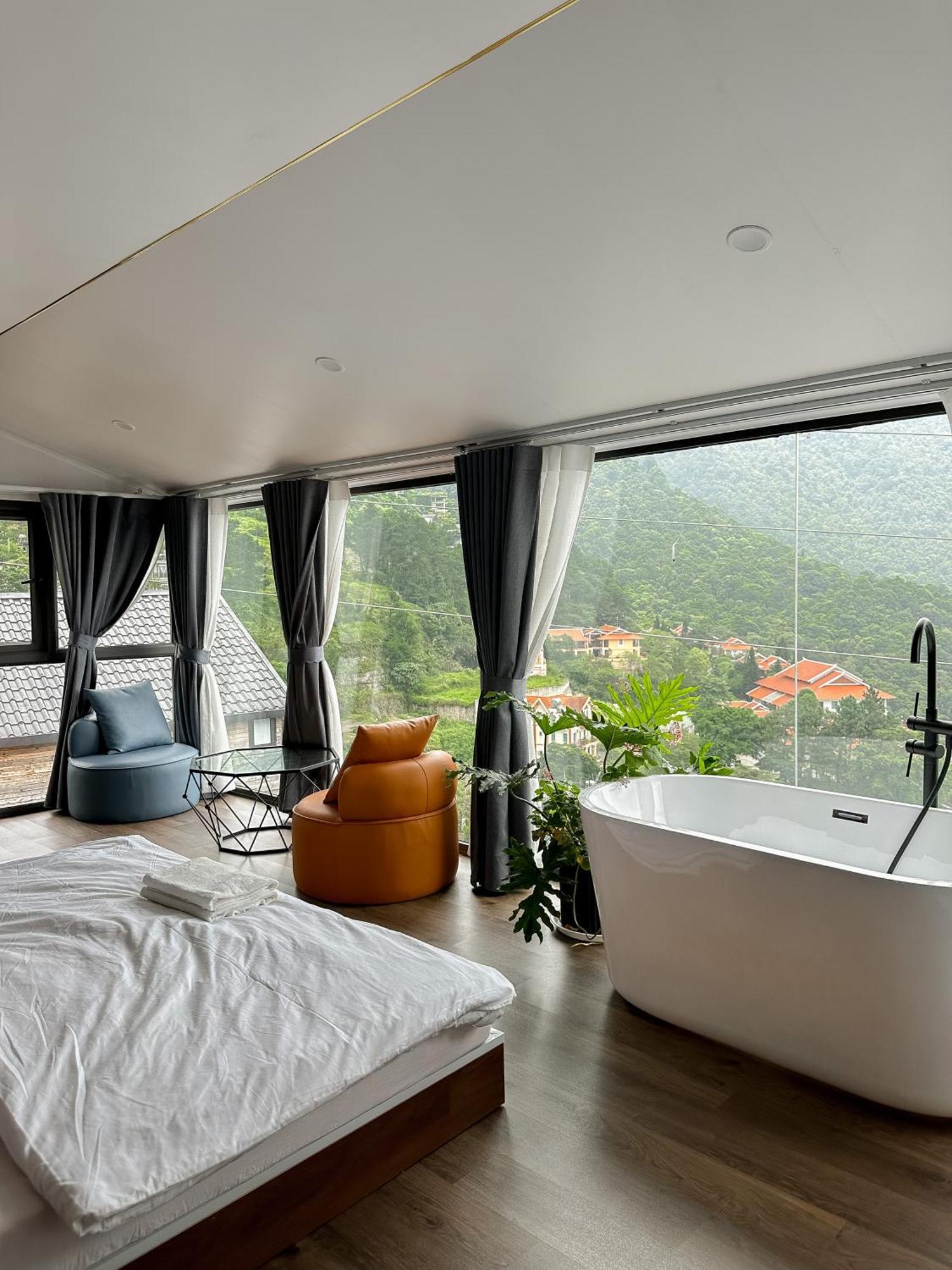 Apartament Bach Xanh House Tam Ðảo Zewnętrze zdjęcie